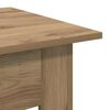 vidaXL Table basse Ch&ecirc;ne artisanal 55 x 55 x 42 cm Bois d'ing&eacute;nierie