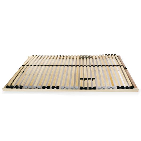 vidaXL Sommier &agrave; lattes sans matelas avec 28 lattes 7 zones 120x200 cm