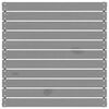 vidaXL Salon de jardin 3 pcs avec coussins Gris Bois de pin massif