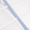 vidaXL Auvent de porte Gris et transparent 396x90 cm Polycarbonate