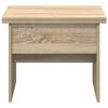 vidaXL Table basse Ch&ecirc;ne Sonoma 55 x 54,5 x 45 cm Bois d'ing&eacute;nierie