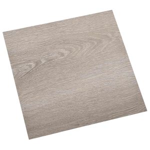 vidaXL Planches de sol bois 5,11 m&sup2; 55 pi&egrave;ces PVC