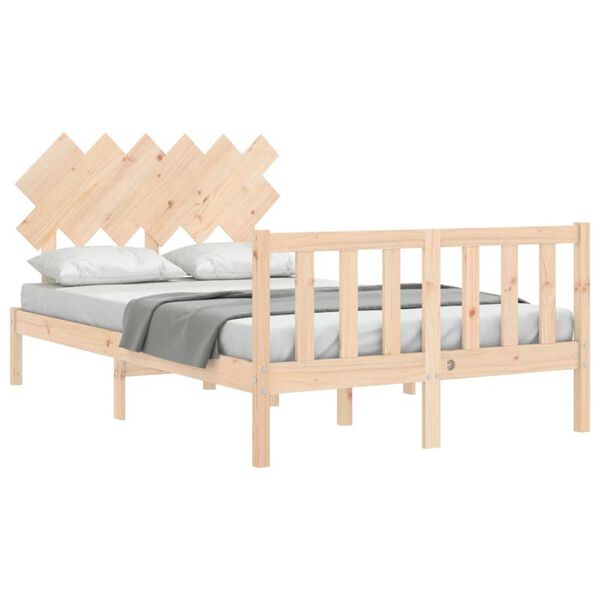 vidaXL Cadre de lit sans matelas bois de pin massif