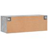 vidaXL Armoire murale gris b&eacute;ton 100x36,5x35 cm bois d'ing&eacute;nierie