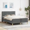vidaXL Cadre de lit Gris fonc&eacute; 120 x 200 cm Polyester