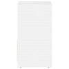 vidaXL Armoire de salle de bain Blanc brillant Bois d'ing&eacute;nierie