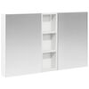 vidaXL Ensemble de Meubles de Salle de Bain 3 pc 100 x 10,5 x 60,5 cm