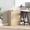 vidaXL Armoires avec 2 tiroirs 2 pcs ch&ecirc;ne sonoma bois d'ing&eacute;nierie