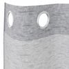 vidaXL Rideau en Voile 2 pcs Gris fonc&eacute; 175 x 140 cm Polyester