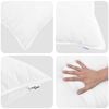 vidaXL Duvet toutes saisons avec oreiller 2 pcs Blanc Microfibre