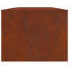 vidaXL Braise Marron 160 x 45 x 35 cm Acier