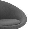 vidaXL Chaises pivotantes &agrave; manger lot de 4 gris fonc&eacute; tissu