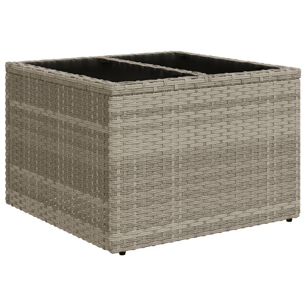 vidaXL Ensemble de canap&eacute; de jardin 6 pcs Gris clair et gris fonc&eacute;