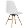 vidaXL Chaises &agrave; manger lot de 6 blanc PP