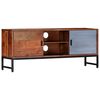 vidaXL Meuble TV 120x30x49 cm Bois d'acacia massif