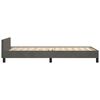 vidaXL Cadre de lit sans matelas gris fonc&eacute; 90x200 cm velours