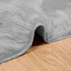 vidaXL Tapis en fausse Tafalla Gris 80 x 200 cm Polyester