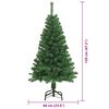 vidaXL Sapin de No&euml;l artificiel Vert 120 cm PVC, Acier et Plastique
