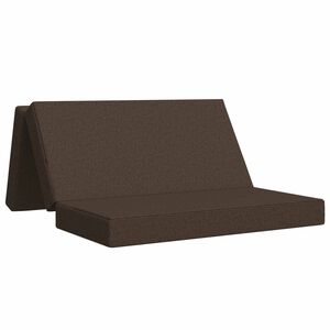 vidaXL Canap&eacute;-lit pliable 120 x 67 x 45 cm Taupe