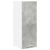 vidaXL Armoire suspendue 2 pcs Gris b&eacute;ton et Blanc 30 x 31 x 80 cm