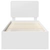 vidaXL Cadre de lit Blanc 90 x 200 cm Bois de pin massif
