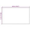vidaXL Tapis de tente 300 x 500 cm Anthracite