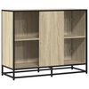 vidaXL Buffet chêne sonoma 94x35x76 cm bois d'ingénierie