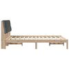 vidaXL Cadre de lit Gris fonc&eacute; 140 x 200 cm Pin massif