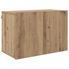 vidaXL Unites TV Montage mural 6 pcs ch&ecirc;ne artisanal Bois d'ing&eacute;nierie