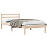 vidaXL Cadre de lit Marron 225,5 x 95,5 x 69,5 cm Bois de Pin Massif