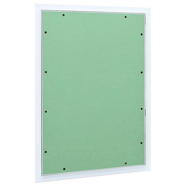 vidaXL Panneau d'Acc&egrave;s Vert et Argent 55 x 75 cm Aluminium et Pl&acirc;tre