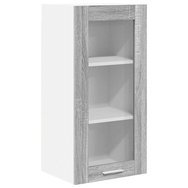 vidaXL Armoire suspendue Gris Sonoma 40 x 31 x 80 cm Bois d'ing&eacute;nierie
