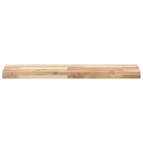 vidaXL &Eacute;tag&egrave;res flottantes 2 pcs 100x20x4 cm acacia massif non trait&eacute;
