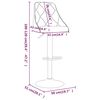 vidaXL Tabourets de bar lot de 2 jaune moutarde tissu