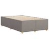 vidaXL Cadre de lit sans matelas taupe 120x190 cm tissu