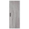 vidaXL Armoire murale sonoma gris 34,5x34x90 cm