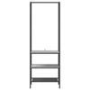 vidaXL Porte-v&ecirc;tements Sonoma gris 60 x 30 x 171 cm Bois d'ing&eacute;nierie