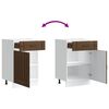 vidaXL Armoire de cuisine Lucca sonoma gris bois ing&eacute;nierie