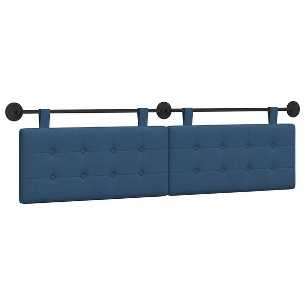 vidaXL T&ecirc;te de lit suspendue Montage mural tissu