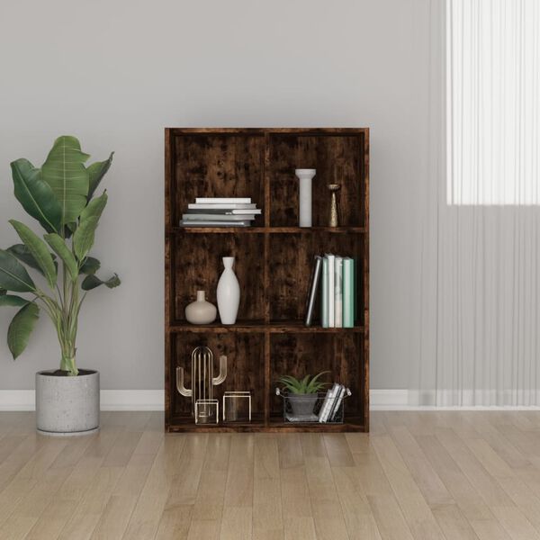 vidaXL Biblioth&egrave;que/Buffet Ch&ecirc;ne fum&eacute; 66x30x98 cm Bois d'ing&eacute;nierie