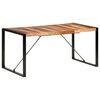 vidaXL Table &agrave; manger 160x80x75 cm bois massif