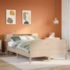 vidaXL Lit biblioth&egrave;que sans matelas 140x190 cm bois de pin massif
