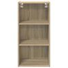 vidaXL Armoire suspendue avec stockage Ch&ecirc;ne Sonoma 40 x 29,5 x 80 cm
