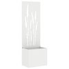 vidaXL &Eacute;cran de confidentialit&eacute; de jardin Blanc 50 x 32 x 150 cm
