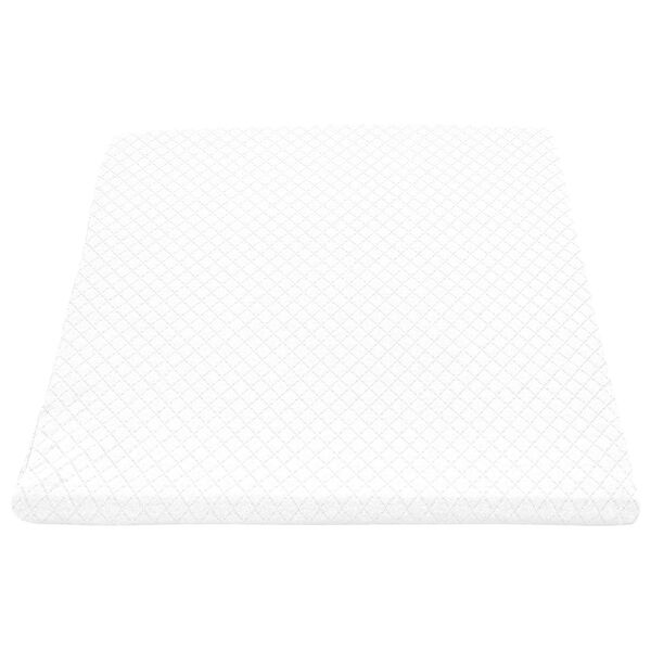 vidaXL Coussin pour les jambes Uni Blanc 60 x 50 x 30 cm