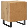vidaXL Cabinet de chevet 2 pcs Ch&ecirc;ne artisanal 40 x 35 x 47,5 cm