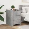 vidaXL Table de chevet gris b&eacute;ton 45x50x65 cm bois d'ing&eacute;nierie