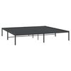 vidaXL Cadre de lit m&eacute;tal noir 183x213 cm