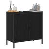 vidaXL Meuble de Lavabo de Salle de Bain Ch&ecirc;ne noir 60 x 30 x 60 cm