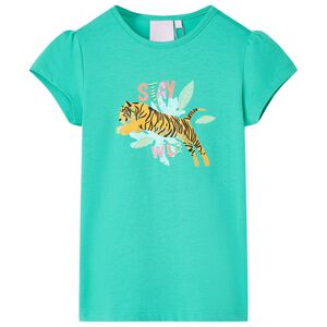vidaXL T-shirt pour enfants menthe 116